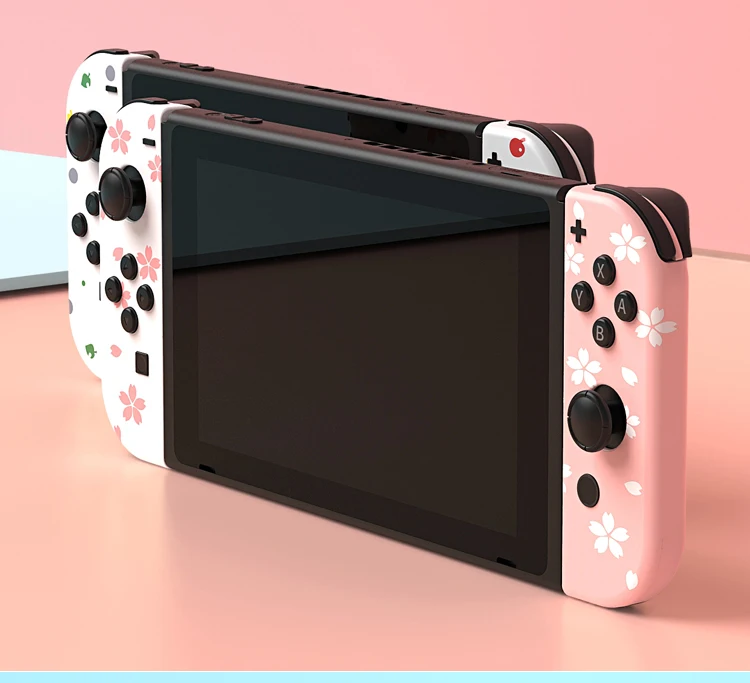 Nintendo Switch Sakura консоли спины плитов и контроллер Корпус Оболочка Чехол полный набор кнопок для nintendo Switch Joy-con Корпус чехол