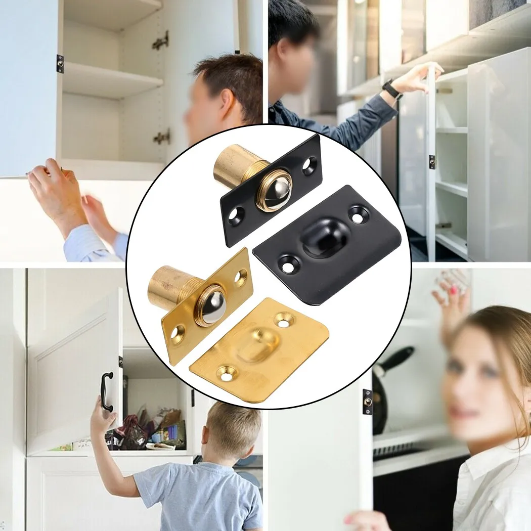 

53 X 25 X33mm Door Touch Beads Adjustable Rust-proof Stainless Steel Ball Catch Cabinet Drive-in