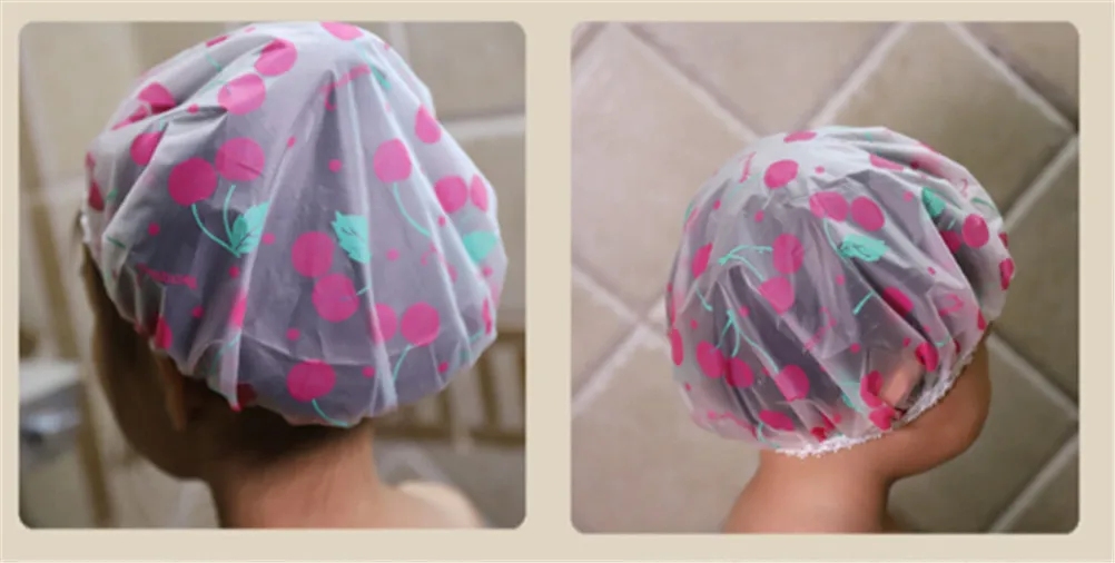

2PCS Children Bathing Shower Cap Hat Bathing Bath Hat For Baby Wash Hair Shield Kids Cute Shampoo Shower RANDOM