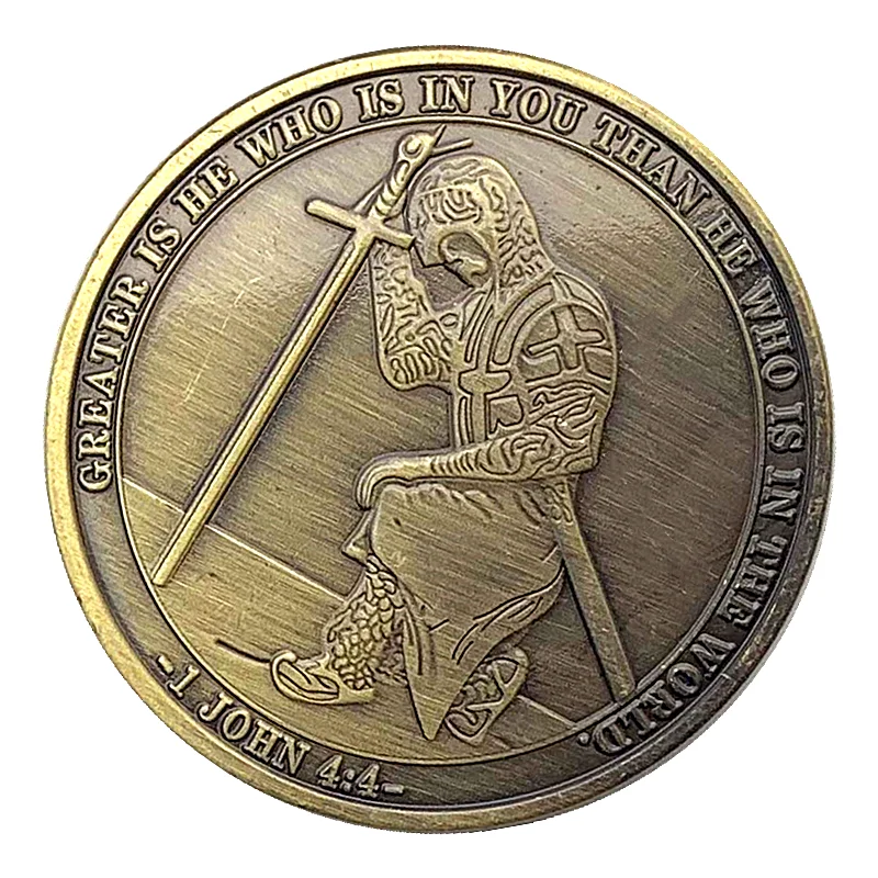 Philippians 4:13 I can do all things through Christ who gives me strength Coin Souvenir Gifts Coins | Дом и сад