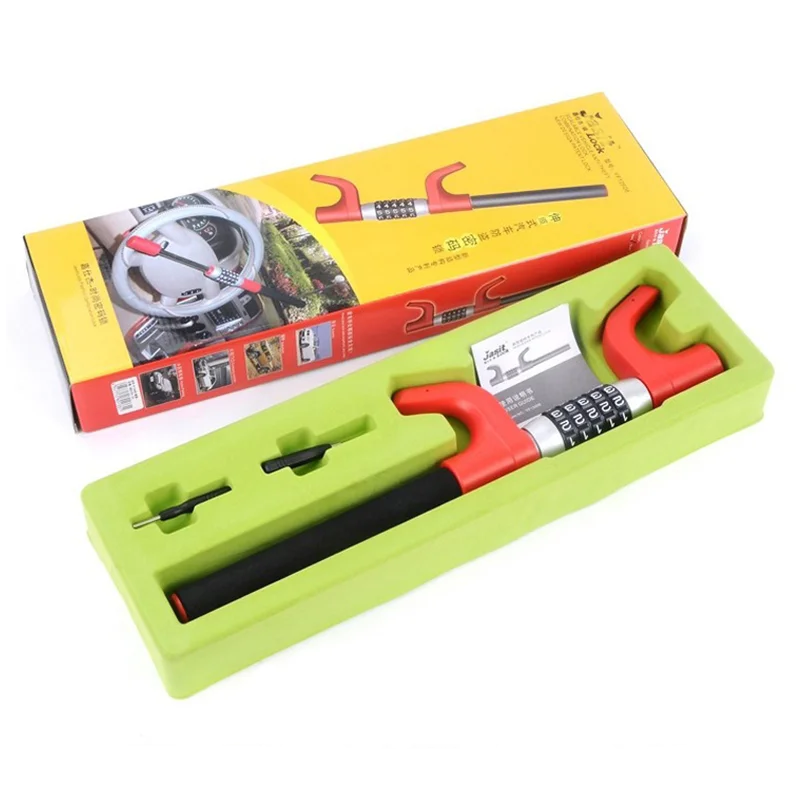 3 в 1 Автомобильные замки противокражный замок на рулевое колесо быстросъемный