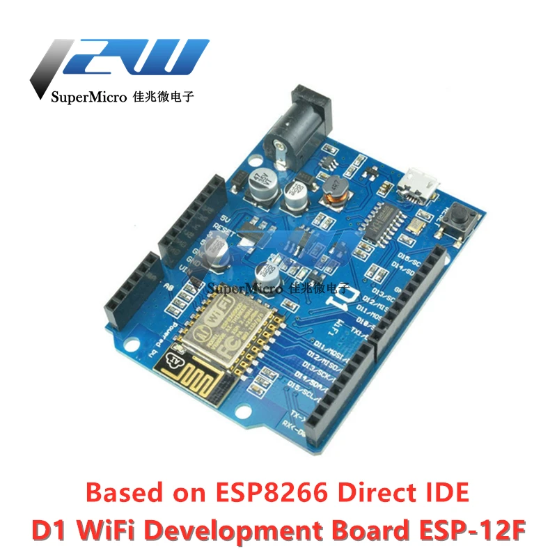 Плата разработки WIFI D1 WiFi UNO R3 плата на основе ESP8266 ESP 12F Direct IDE|Импульсный источник