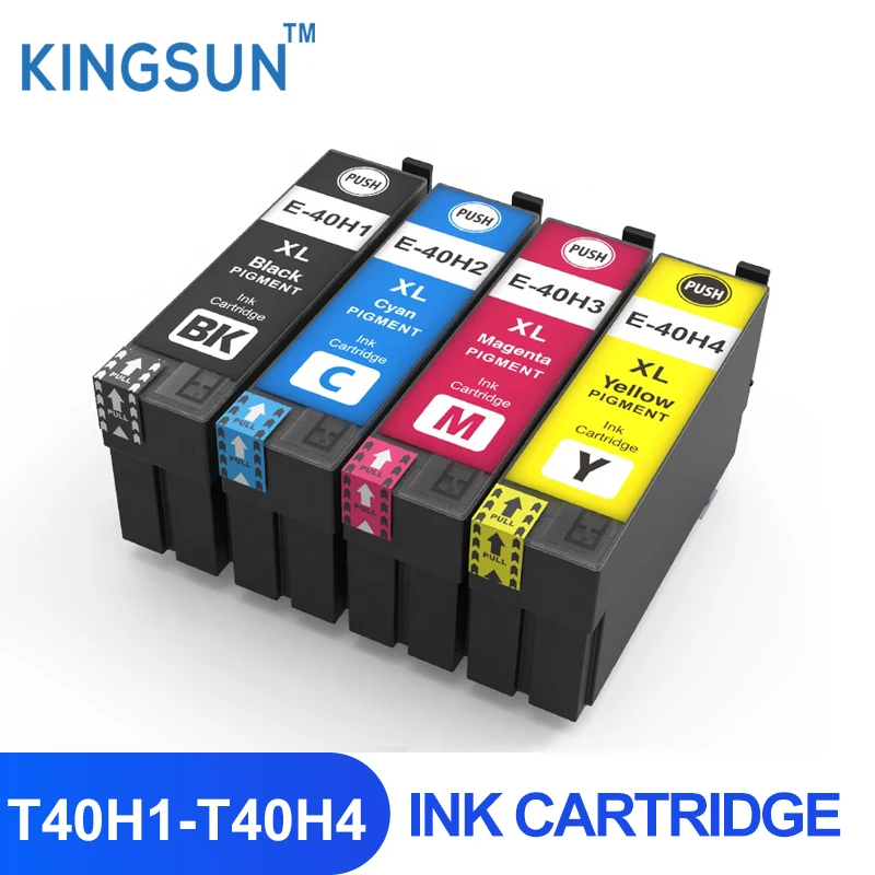 

T40H T40H1 T40H2 T40H3 T40H4 Premium Compatible Color Inkjet Ink Cartridge for Epson SureColor T3180N T5180N