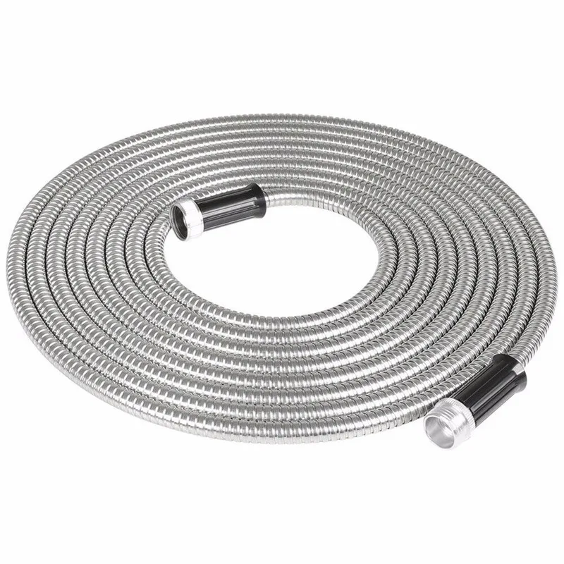 Перевозка груза падения Нержавеющая сталь металлический садовый шланг трубы