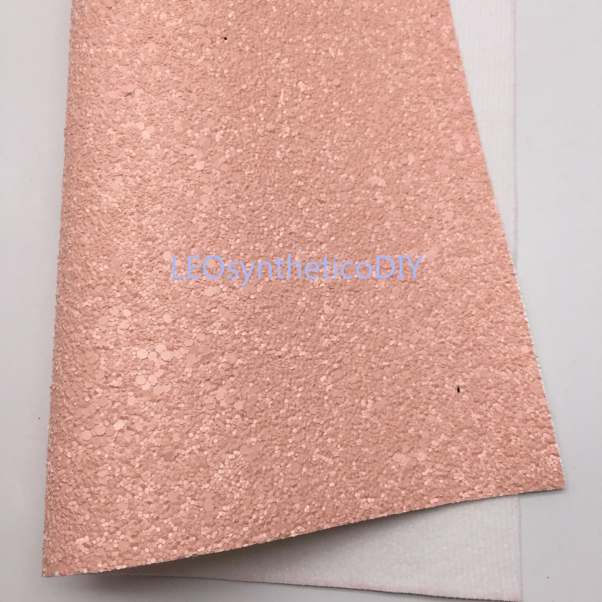 LEOsyntheticoDIY детский розовый массивный Блестящий виниловый тканевый лист фетровая