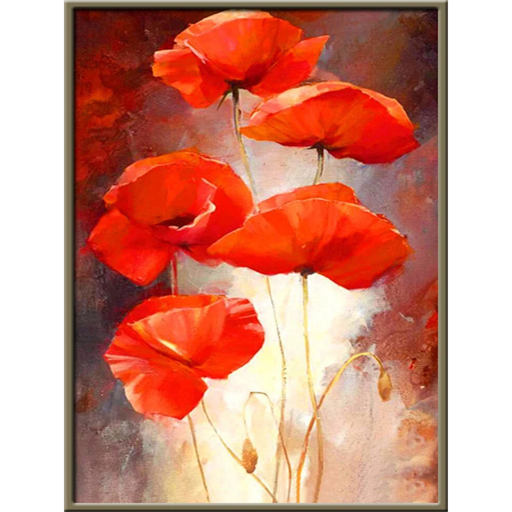 

Алмазная вышивка «цветы розы», набор для алмазной мозаики «сделай сам», домашний декор, рождественский подарок, украшение для спальни, год