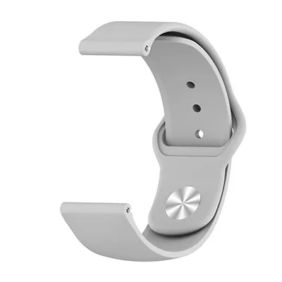 Силиконовый ремешок для correas Xiaomi Huami Amazfit Bip BIT Lite, Молодежные умные часы, сменный Браслет, ремешок для часов - Цвет: Gray