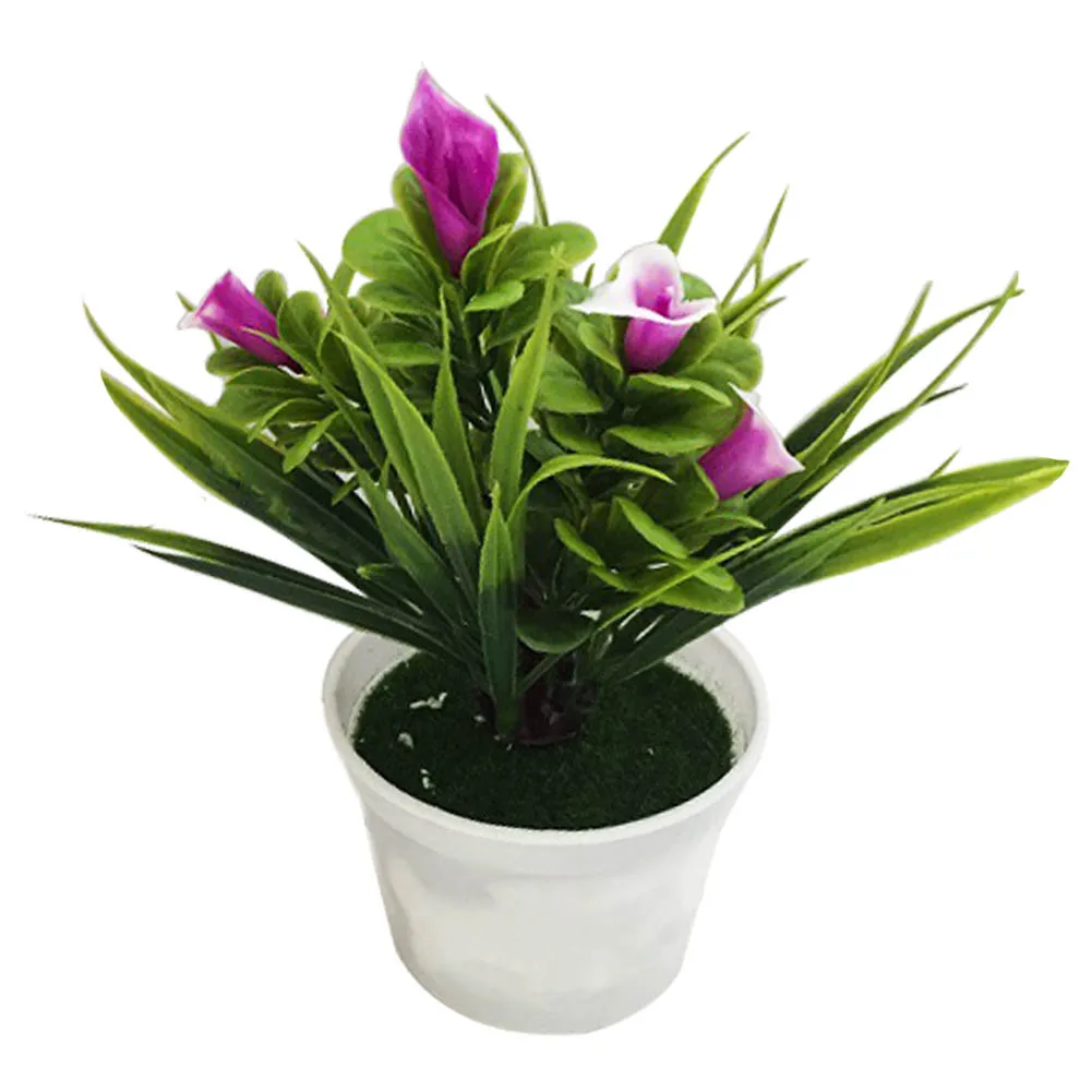 1 шт горшечных искусственный цветок бонсай этап садовый Свадебный дом вечерние