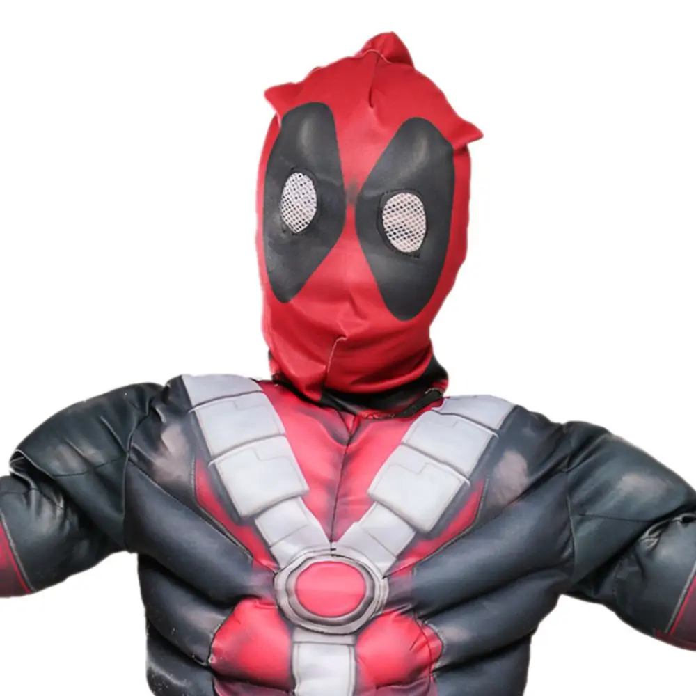 Костюм дедпула супергероя marvel полный головы Косплей 2019 |
