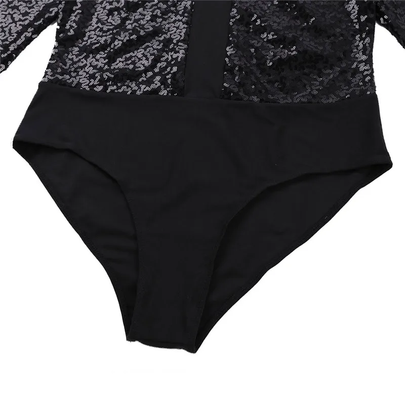 Сексуальная мужская цельнокроеная Клубная одежда с V образным вырезом и