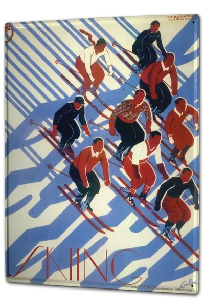 

Tin Sign Nostalgic France Ski