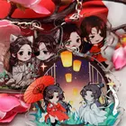 Брелок для ключей с героями аниме Tian Guan Ci Fu Hua Cheng Xie Lian, милый акриловый брелок Shen Qingqiu Luo Binghe с подвеской в виде сумки, игрушка для косплея