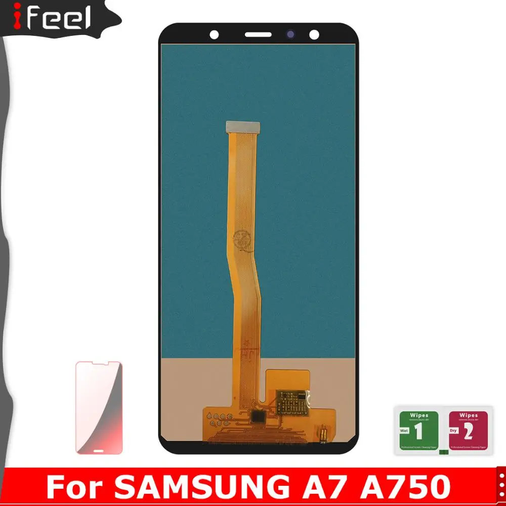 Для Samsung Galaxy A7 2018 A750 A750F SM-A750F A750FN A750G ЖК-дисплей + сенсорный экран дигитайзер для
