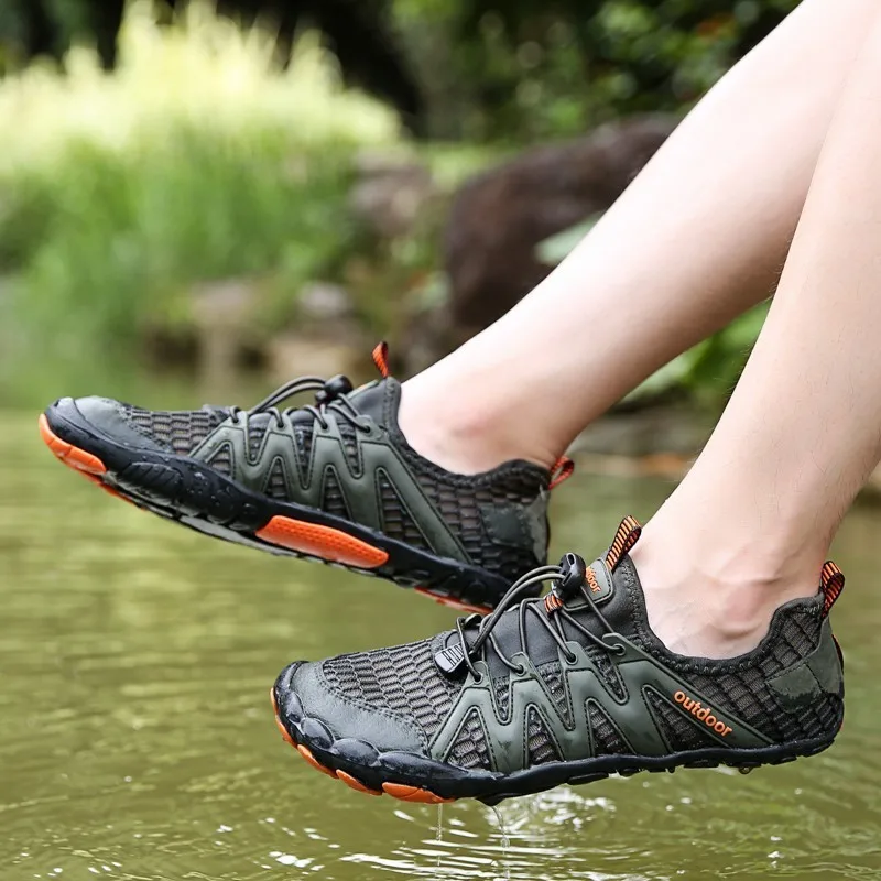 

Men Women Nonslip River Sea Diving Upstream Shoes Breathable Beach Water Sports Shoes Elastic Footwear Swimming Wading Shoes