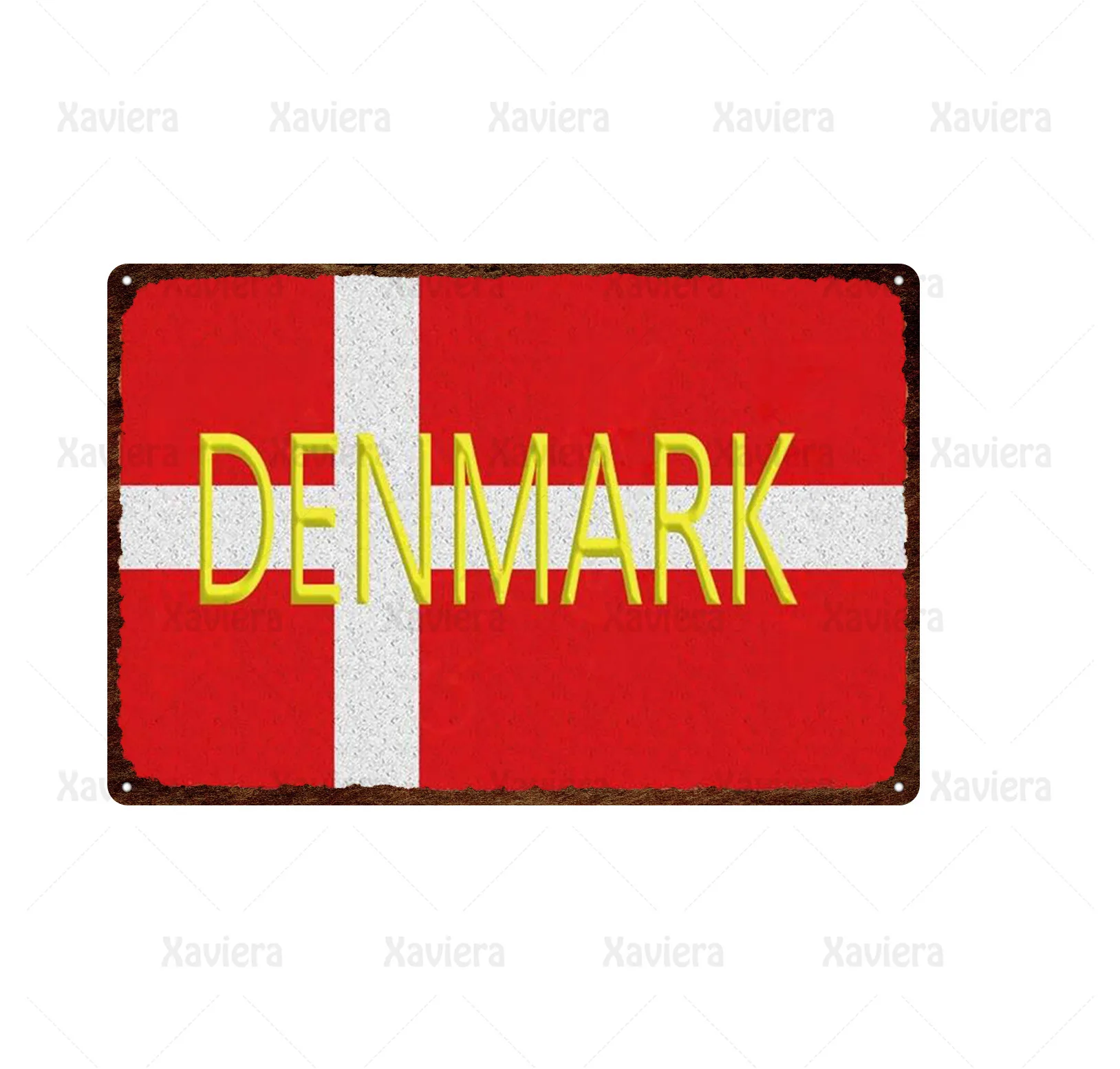 Национальный флаг металлический жестяной знак Швеция Исландия Соединенные