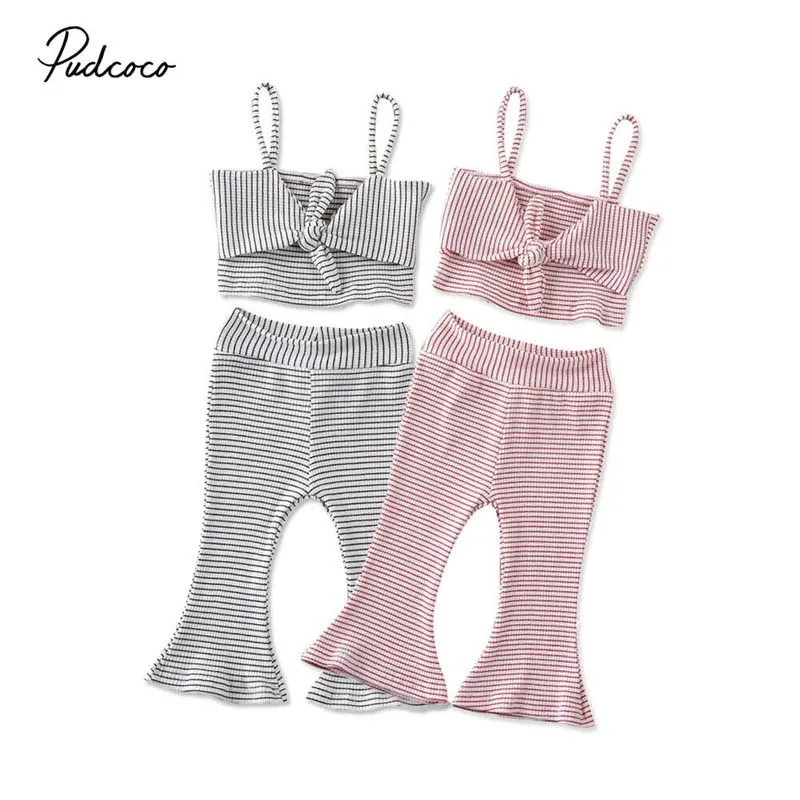 Летняя одежда для малышей 1 6 лет без рукавов в полоску жилет с бантом +