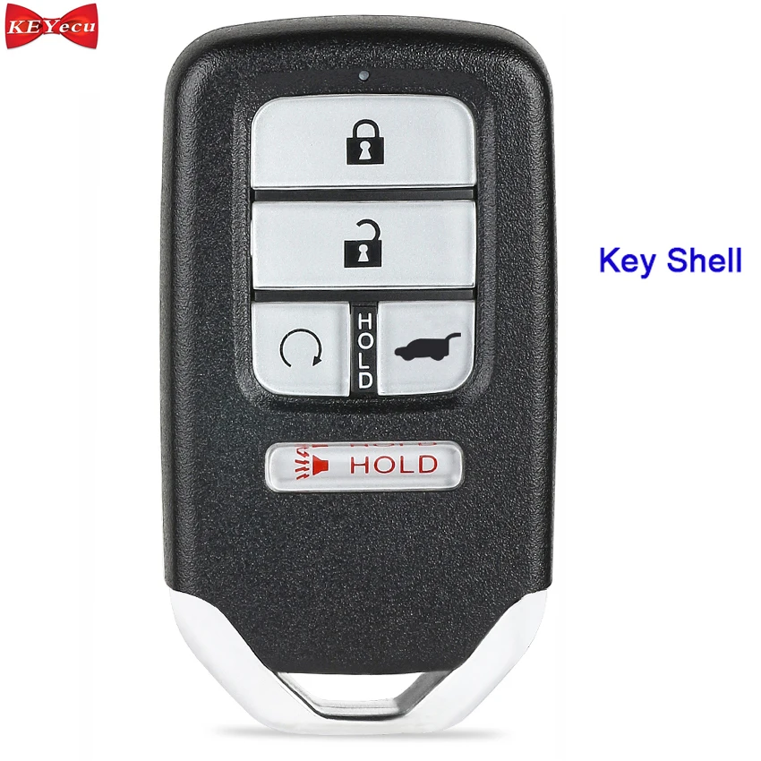 KEYECU для Honda Civic CR V Pilot 2016 2017 2018 2019 чехол с дистанционным управлением Fob KR5V2X|Ключ от