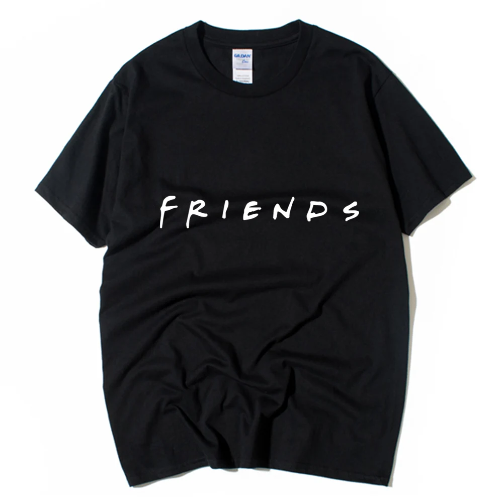 Cotton Man t-shirt Men t shirt Boy tops tees tshirt Friends Don Not Lie Tv Show Print Letters Couple Clothes Summer ZIIART | Мужская