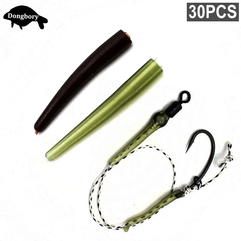 30 шт. рыболовная леска для ловли карпа противозапутывающиеся рукава рыболовные