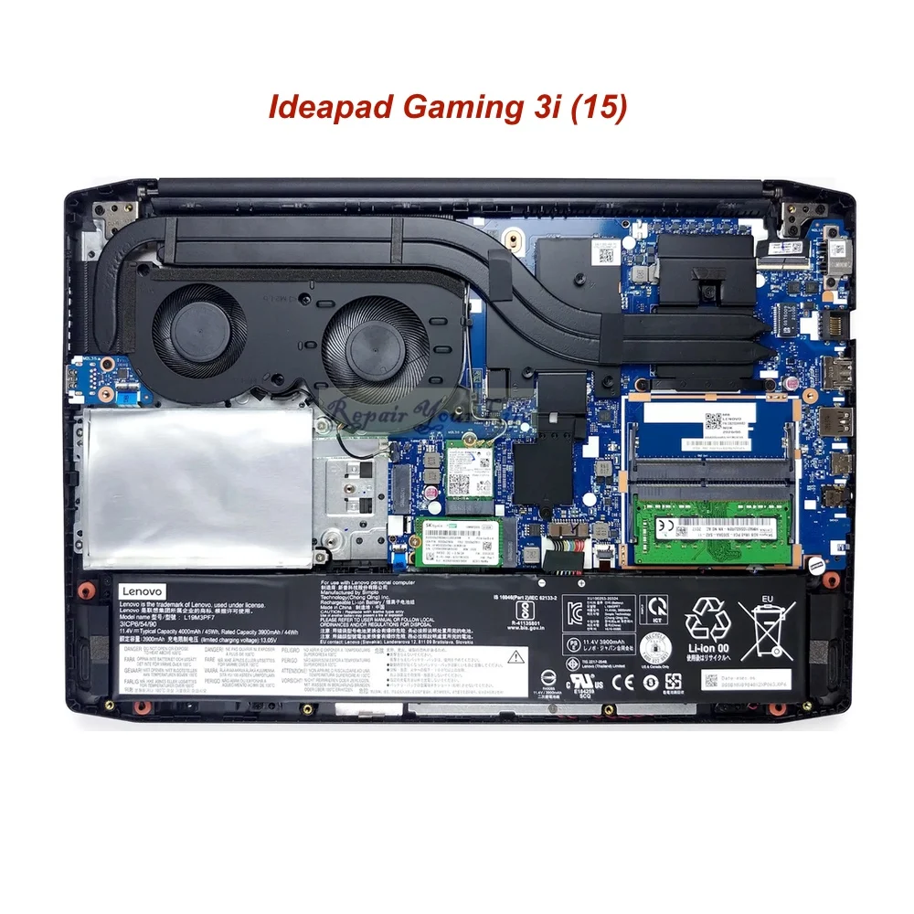 Кулер для процессора Lenovo Ideapad Gaming 3i (15) 3-15ARH05 3-15IMH05 | Компьютеры и офис