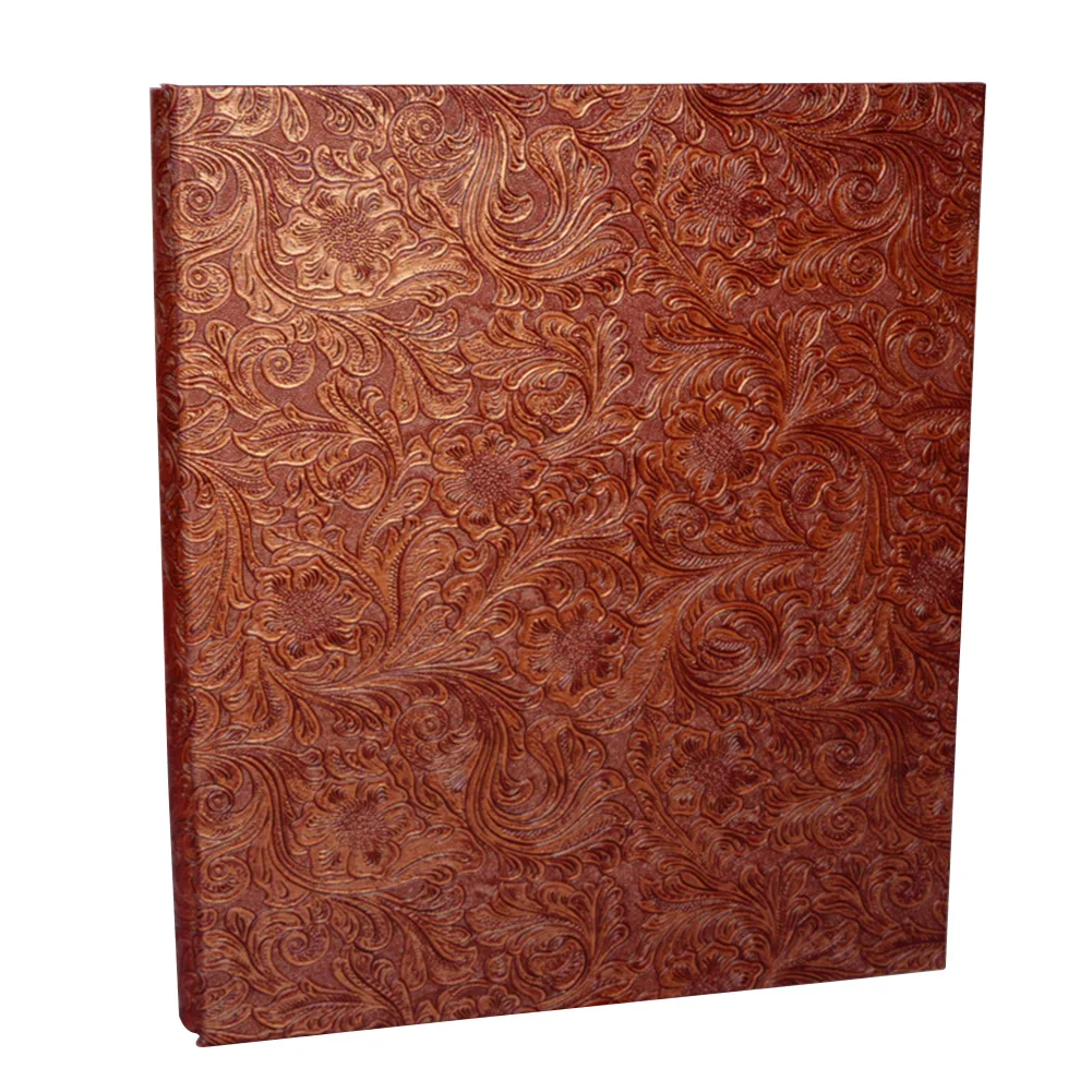 

600 Pockets 6 Inch Interleaf Type High Capacity Photo Album Home Decor Travel DIY PU Leather Commemorative Flower Family Gifts