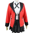 Аниме Полный комплект какейгуруи юмэко джабами косплей костюм японская школьная униформа для девочек косплей костюм для взрослых девочек
