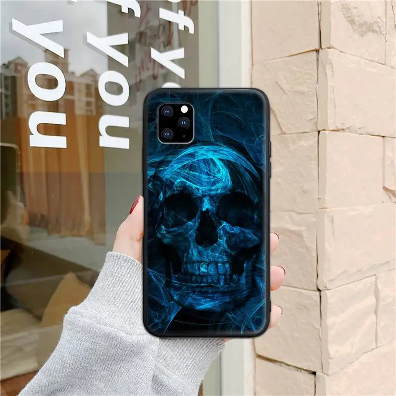 

Grim Reaper Skull Phone Case for iphone 6s 7 8 plus xr xs 11 12pro max mini Cover Fundas Coque