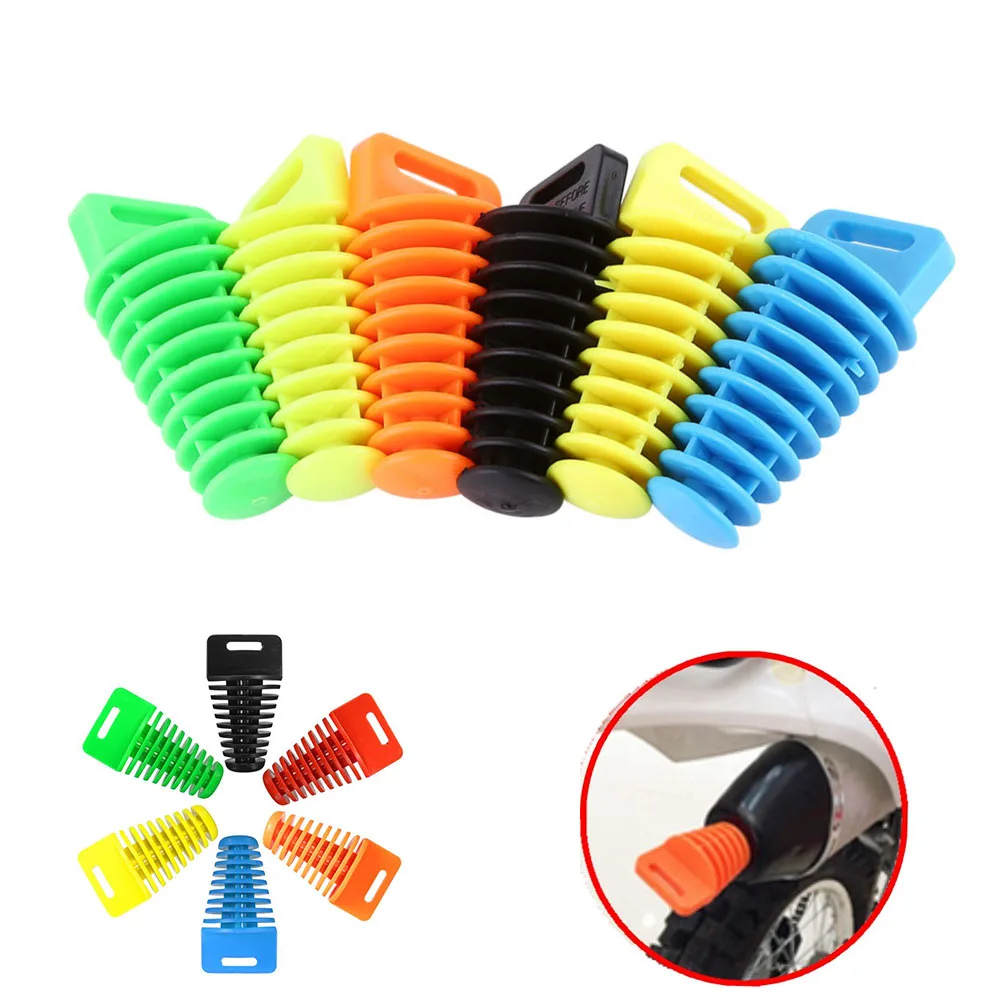 Motorcycle Dirt Pit ATV Bike 2 stroke Exhaust Pipe Plug Muffler Wash Plug Pipe Protector accessory for motocross