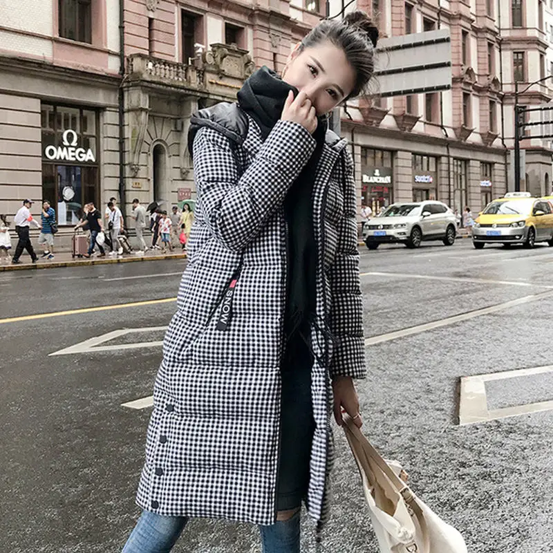 Черный Женские парки простая индивидуальная Повседневная прочная Женская парка с капюшоном - Цвет: Черный