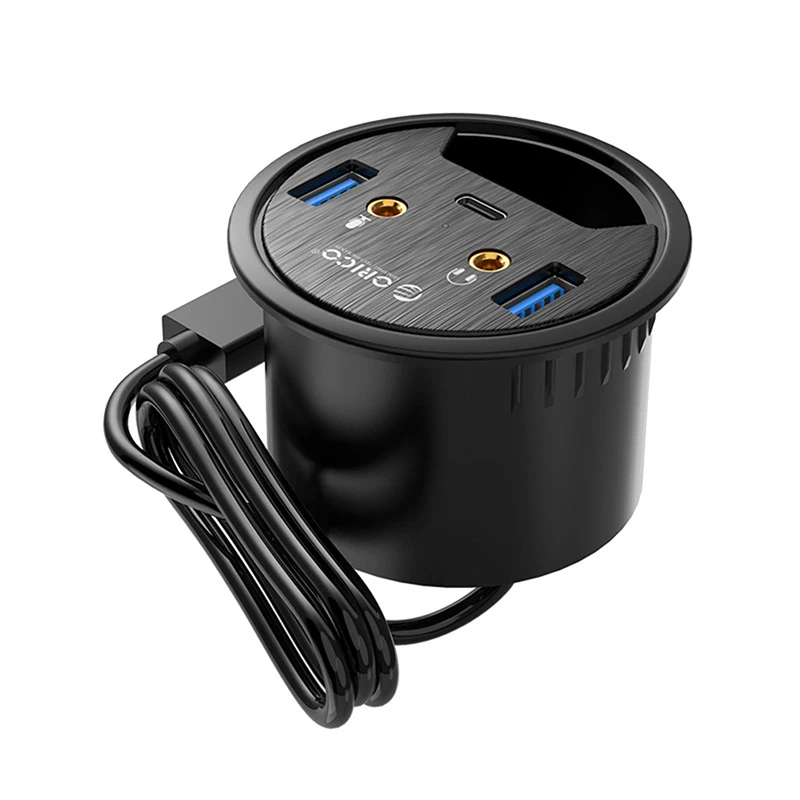 

Eshowee USB 3,0 HUB Многофункциональный блок питания, настольный монтажный адаптер, втулка для настольного компьютера Type-C, разветвитель скорости д...