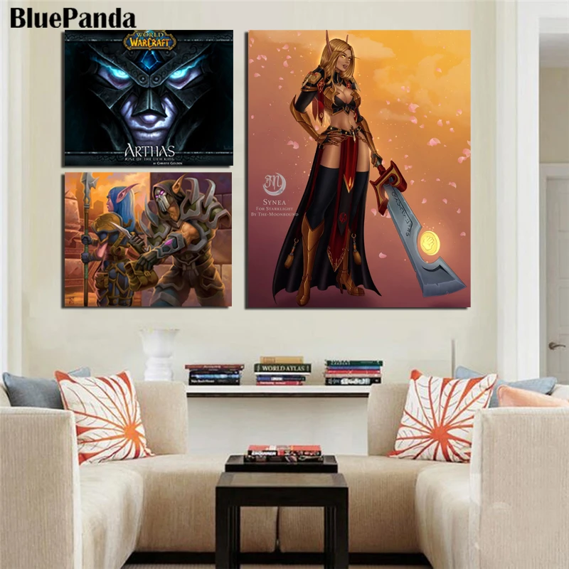 Women Warriors Picture Wall Art Warcraftes World Pickpocket HD Prints Canvas Painting Background Home Decor Artwork Poster | Дом и сад