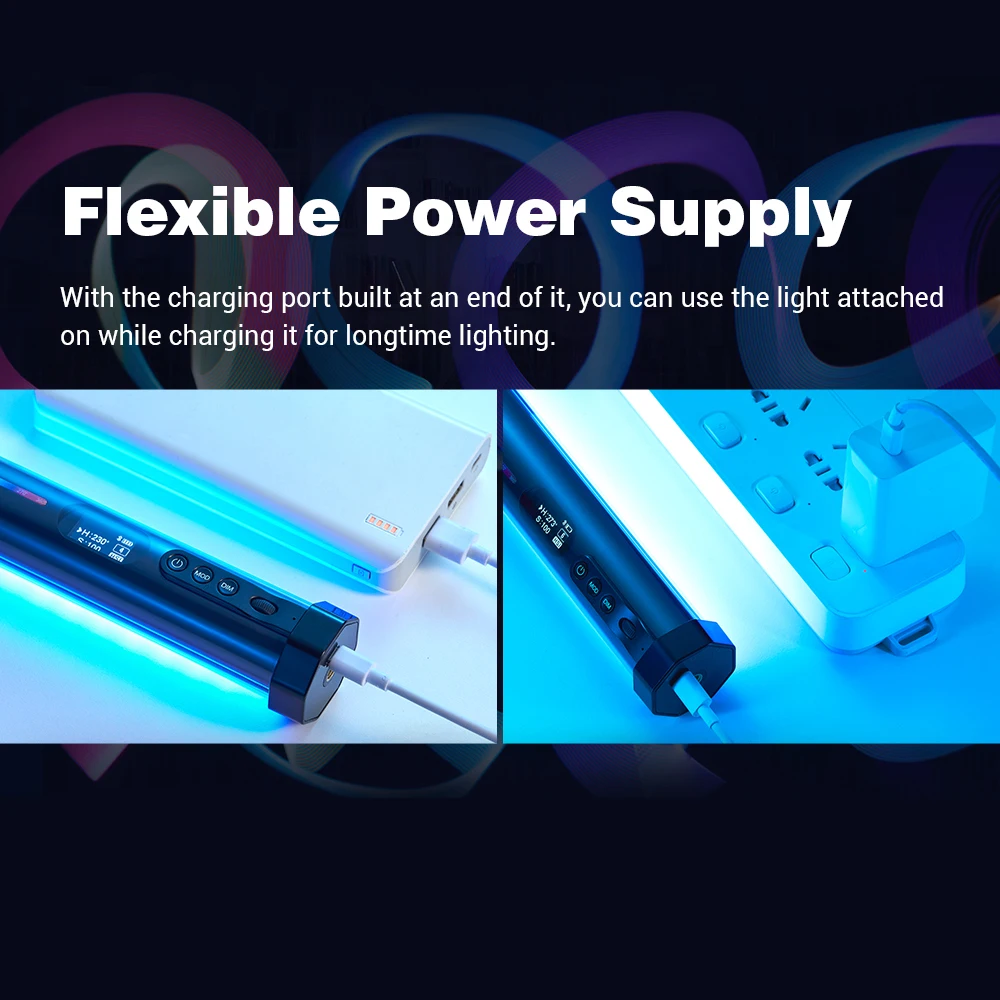 

Godox TL30 Tube Light RGB Handheld Color Photography Light Handheld Stick With APP Remote Control For Photos Video Movie Vlog