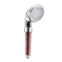 led shower head with 7 color changing lights high pressure handheld showerhead with filter beads