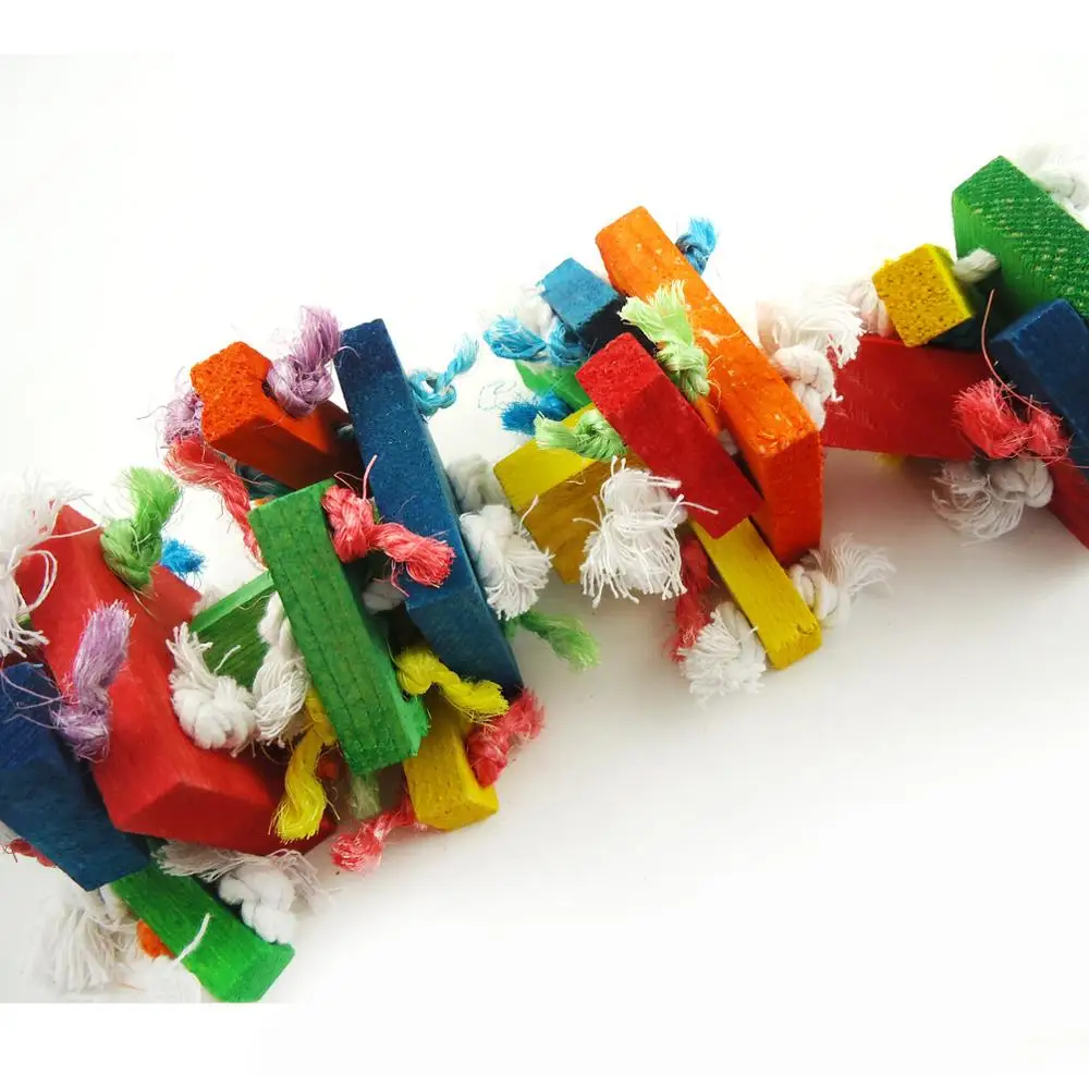 Средний и большой попугай игрушка для домашних животных красочная птица