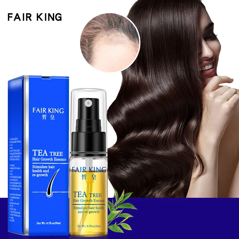 

Tea Tree Nourishing Hair Treament Liquid Fast Hair Growth Product Essential Oil Anti Preventing Hair Lose Damaged Serum Keratin