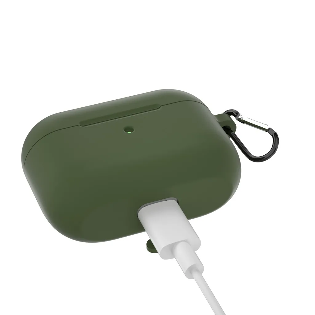 Мягкий силиконовый чехол для Airpods Pro защитный Apple TWS Bluetooth наушники Air Pods 3 кожаный