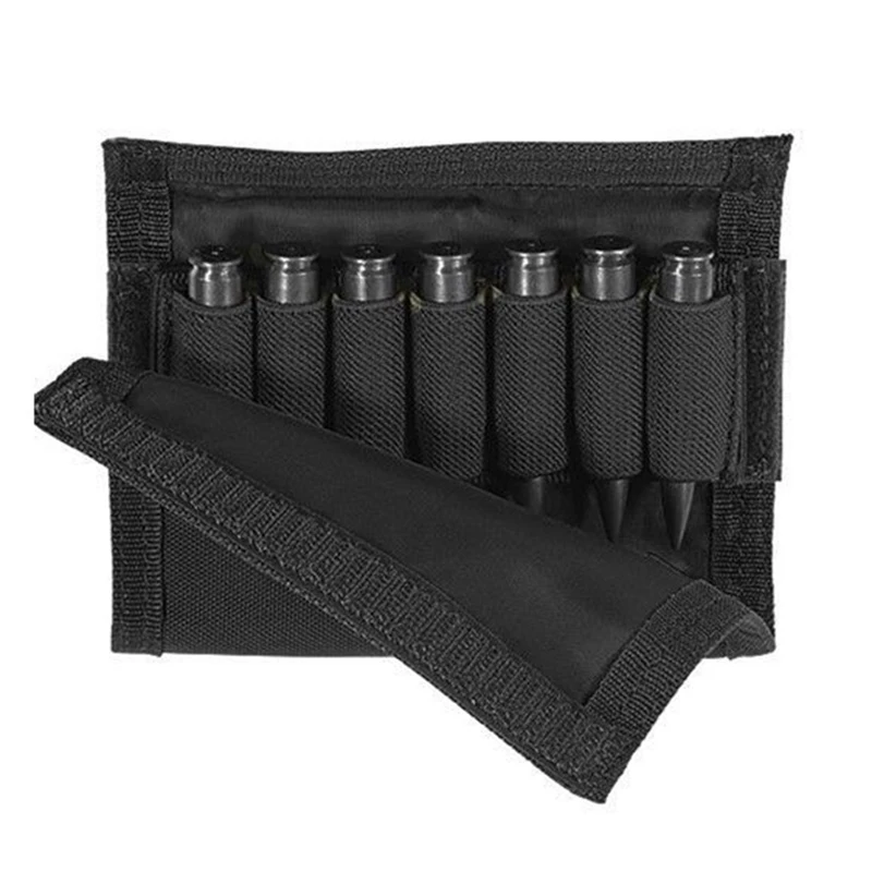 

Tactical Adjustable Rifle Gun Cheek Rest Pouch Hunting Shooting Accessories Airsoft Buttstock Bullet Holder Ammo Cartridges Bag