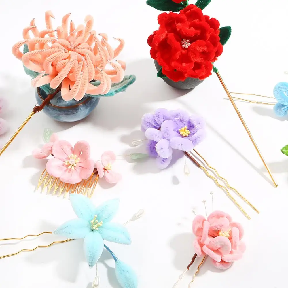 1 м/уп. полноцветные плюшевые палочки стебли синели очистители труб Детские