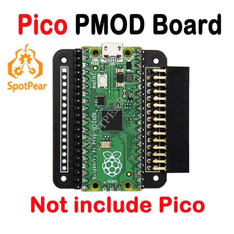 

Плата расширения Raspberry Pi Pico PMOD встроенный отладчик DAPLink интерфейс SWD стандартный интерфейс PMOD