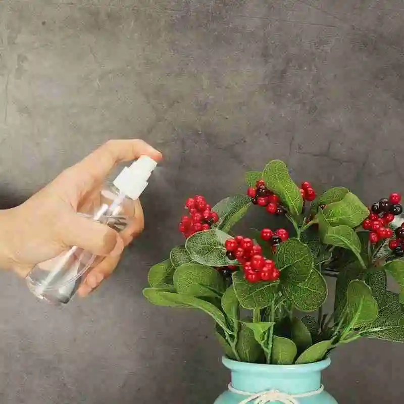 

Transparent Dispensing Spray Bottle Plastic Shampoo Travel Moisturizing Spray Liquid Bottle 100ml
