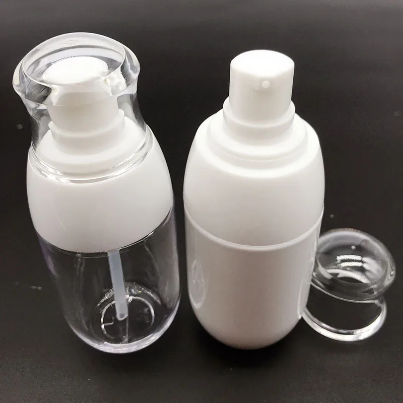 PETG 50ml 30pcs Plastic Lotion Bottle Face Cream Bottle Hand Cream Thick Bottle Toner Cosmetic Containers Makeup Tool