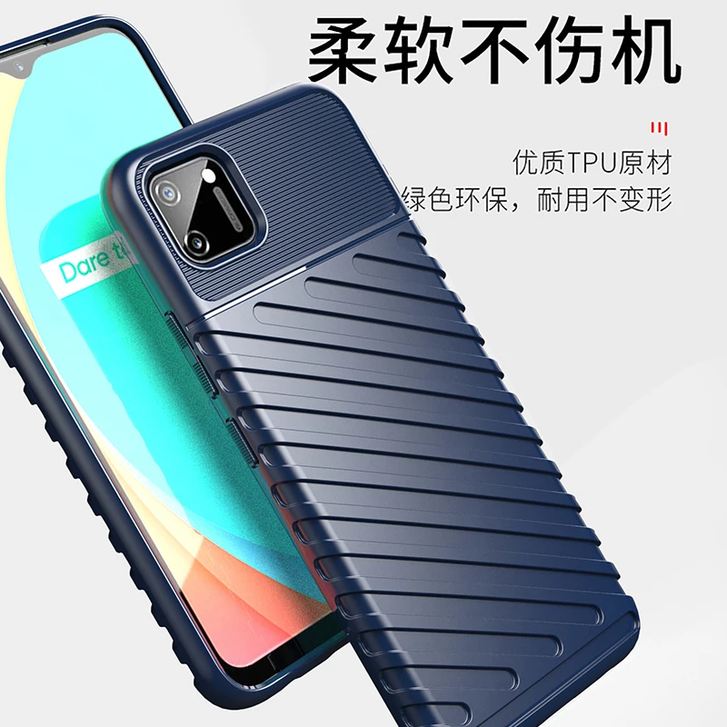 for oppo realme c11 case cover soft silicone shockproof bumper armor back cover for oppo realme c11 phone case on realme c11 free global shipping