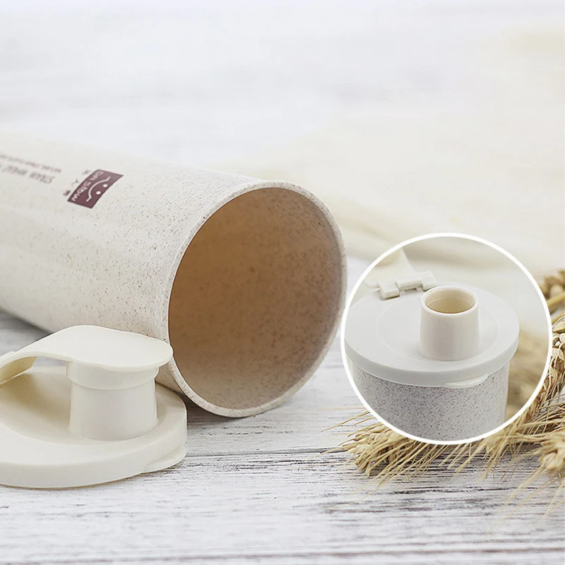 

Wheat Straw Water Bottle With Mouth Single-layer Wheat Fragrance Carry-on Cup