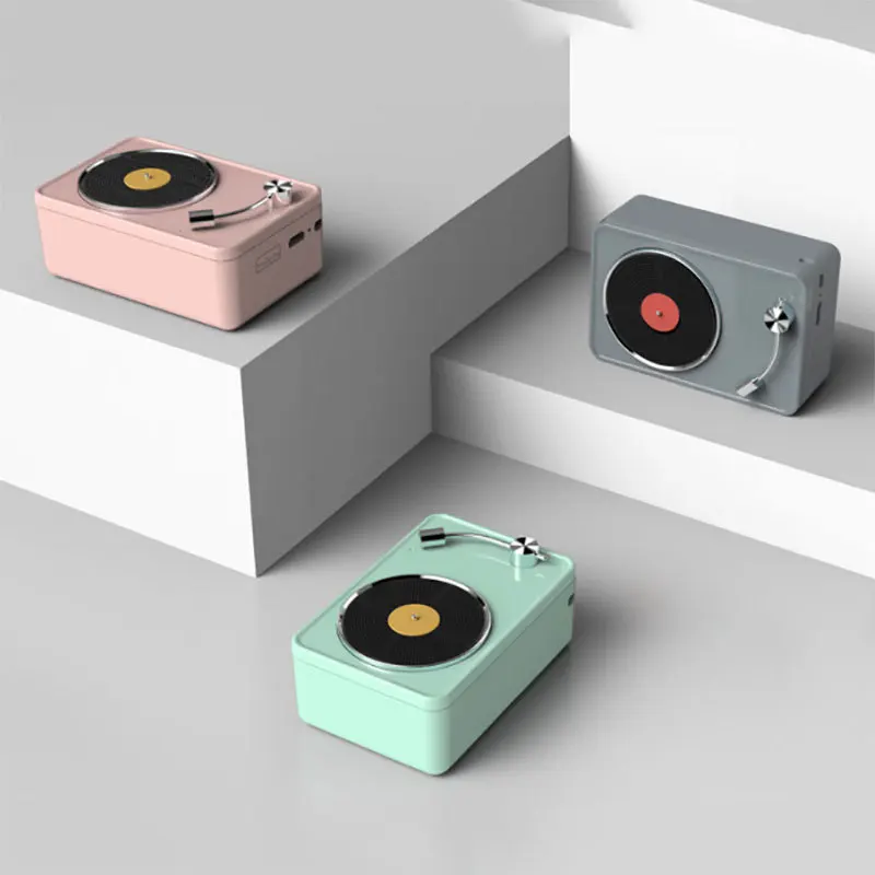 Стильный Bluetooth динамик для мобильного телефона инновационный радио ретро