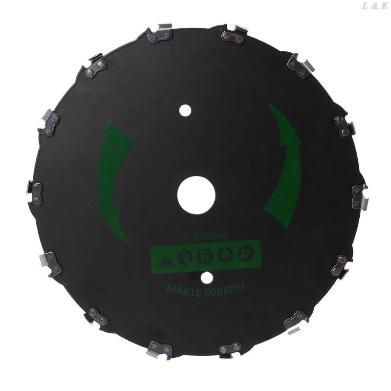 

9 Inch Heavy Duty Chain Saw Tooth Brushcutter Grass Blade for Electric Trimmer