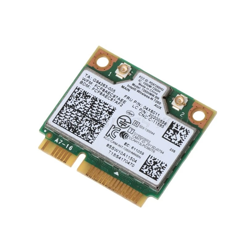 Intel беспроводной 7260HMW Bluetooth 4,0 BN WiFi NGFF Wlan карта 300M 04X6011 04W3815 для lenovo Thinkpad
