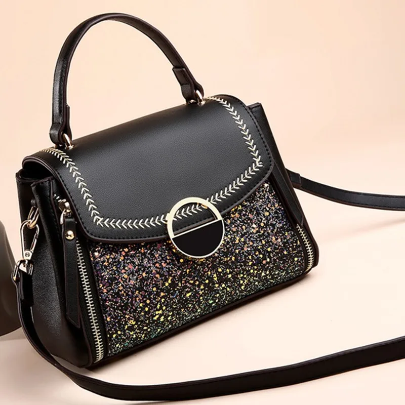 

High Quality Bags for Women 2021 Fashion Sequin Decoration Purses and Handbags Luxury Designer Shoulder Crossbody Bolsa Feminina