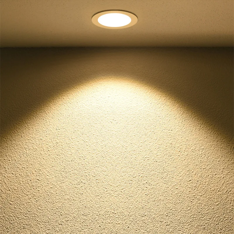 

Dimmable AC110V-220V 5W7W9W12W15W18W Ceiling Downlight Epistar LED Recessed Lamp Spot Light For HomeIilumination TV Background
