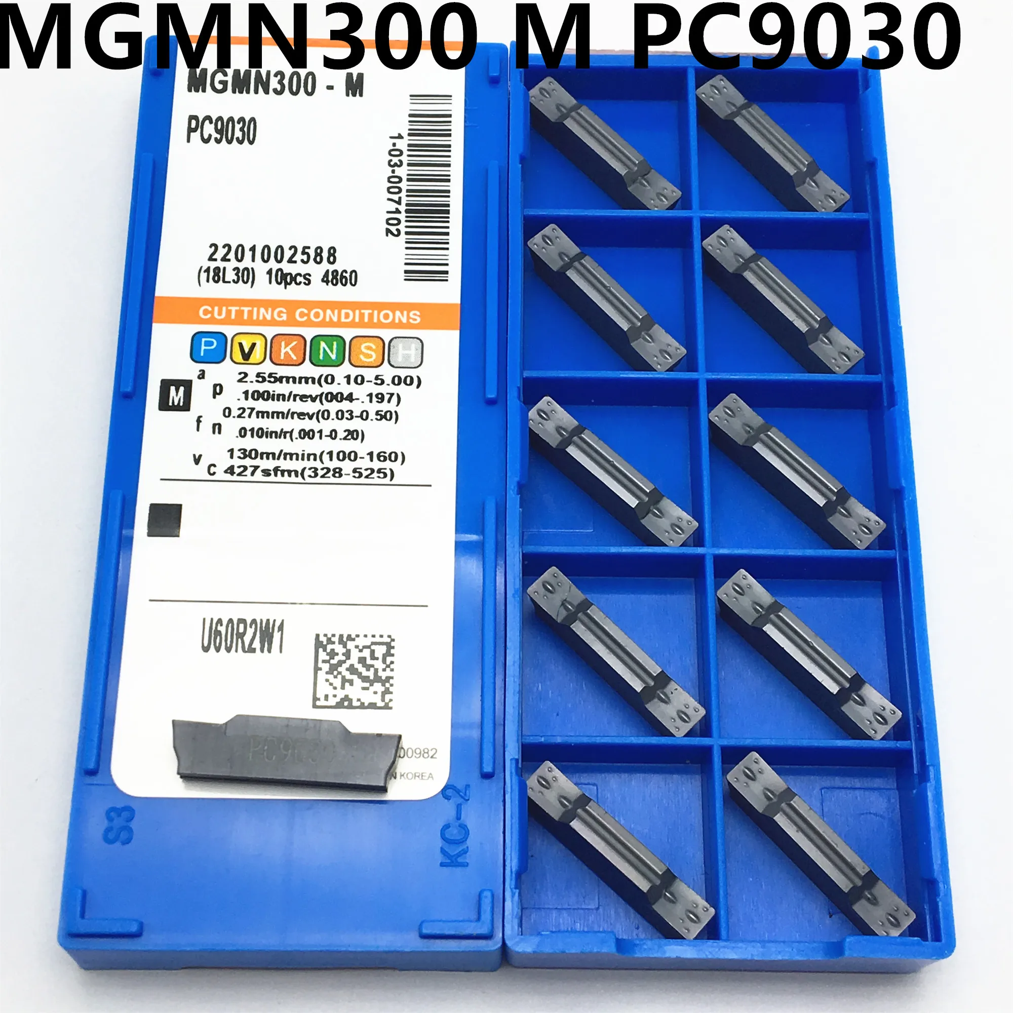 10 шт. MGMN300 M PC9030 3 мм твердосплавная вставка токарный станок фрезерный резак и