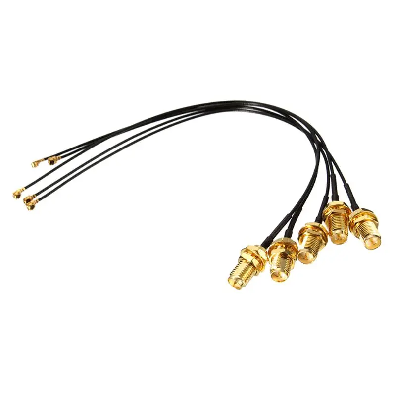

5 шт. Удлинительный шнур IPX к RP SMA Гнездовой разъем антенна WiFi кабель Pigtail M2EC